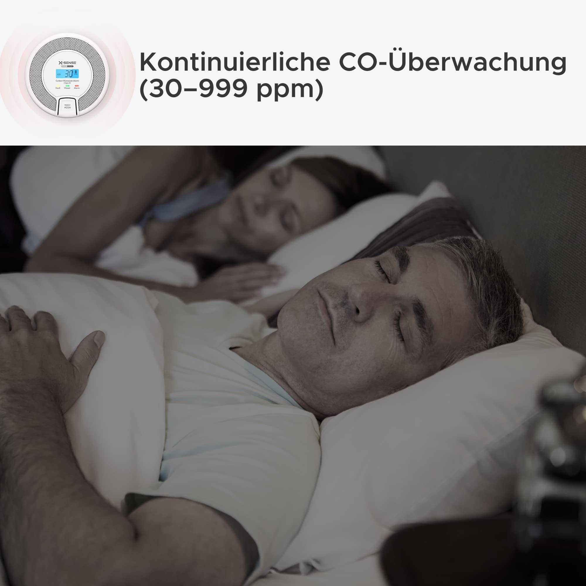 X-Sense CO03D-W Funk-Vernetzbarer Kohlenmonoxidmelder 2er Set - Maximale Sicherheit und Vernetzung für Ihr Zuhause Mesch Shop X-Sense CO03D-W Funk-Vernetzbarer Kohlenmonoxidmelder 2er Set - Maximale Sicherheit und Vernetzung für Ihr Zuhause Mesch Shop